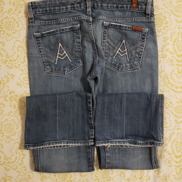 Seven 7 For All Mankind A Pocket Jeans size 27 - Picture 3 of 8